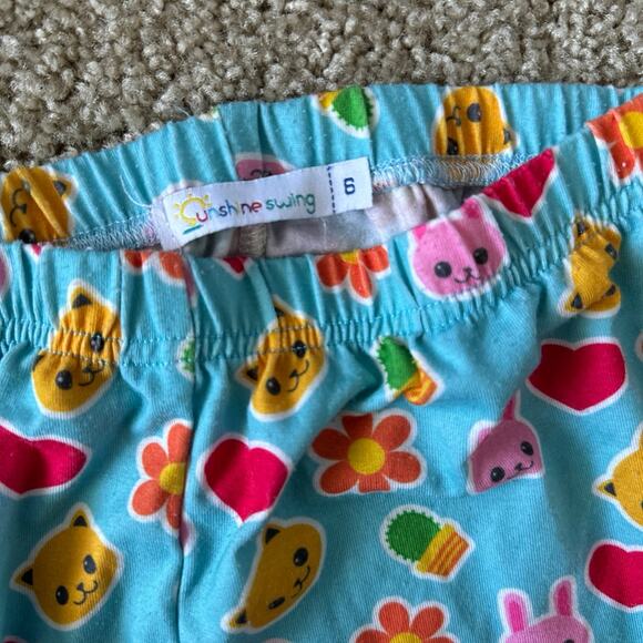 Sunshine Swing Pajama Bottom - Size 6 - Blue - Good Used Condition (GUC) - Picture 3 of 3